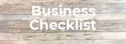 Checklist for Starting a Small Business Part 1