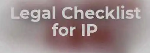 Legal Checklists Intellectual Property